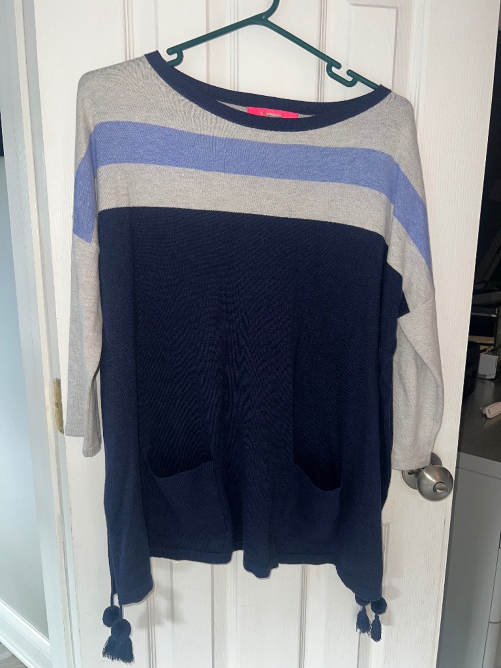 Lily sweater with tassel, Adorable, a bit oversized for a small. Make offer.